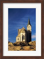 Namibia, Luderitz, Evangelical Lutheran Church Fine Art Print