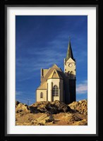 Namibia, Luderitz, Evangelical Lutheran Church Fine Art Print