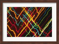 V-Shaped Neon Colors and Lighting with Nightzoom Fine Art Print