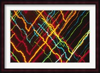 V-Shaped Neon Colors and Lighting with Nightzoom Fine Art Print