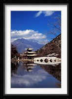 Pagoda, Black Dragon Pool Park, Lijiang, Yunnan, China Fine Art Print