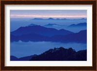 Mt Huangshan (Yellow Mountain) in Mist, China Fine Art Print