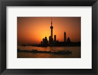 Oriental Pearl TV Tower and High Rises, Shanghai, China Fine Art Print