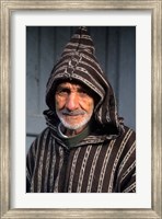 Portrait of Old Muslim Man, Tangier, Morocco, Africa Fine Art Print