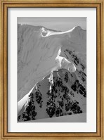 Mountain peaks along Neumayer Channel, Anvers Island, Antarctica. Fine Art Print