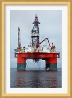 Oil Rig, Walvis Bay, Namibia, Africa. Fine Art Print