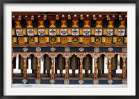 Prayer Wheels, Thimphu, Bhutan Fine Art Print