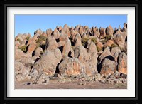 Rafu Lava Flow rock formations, Sanetti Plateau, Bale Mountains, Ethiopia Fine Art Print