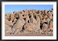Rafu Lava Flow rock formations, Sanetti Plateau, Bale Mountains, Ethiopia Fine Art Print