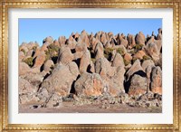 Rafu Lava Flow rock formations, Sanetti Plateau, Bale Mountains, Ethiopia Fine Art Print