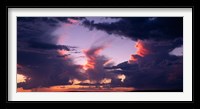 Namibia, Fish River Canyon, Thunder storm clouds Fine Art Print