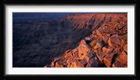 Namibia, Fish River Canyon National Park, canyon walls Fine Art Print