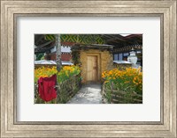 Residential House, Bumthang, Bhutan Fine Art Print