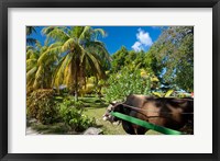 Seychelles, La Digue, ox-cart transport Fine Art Print