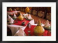 Restaurant at Hotel Kasbah Asmaa, Tafilalt, Rissani, Morocco Fine Art Print