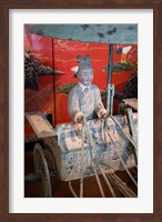 Replica chariot, Imperial burial site, Xian, China Fine Art Print