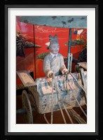 Replica chariot, Imperial burial site, Xian, China Fine Art Print
