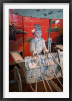 Replica chariot, Imperial burial site, Xian, China Fine Art Print