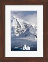 Rugged Mountains Bordering Gerlache Strait, Antarctica Fine Art Print