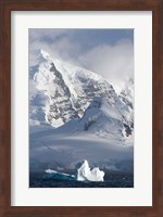 Rugged Mountains Bordering Gerlache Strait, Antarctica Fine Art Print