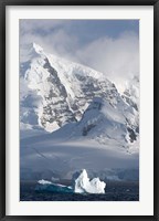 Rugged Mountains Bordering Gerlache Strait, Antarctica Fine Art Print