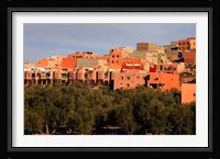 Small village settlements in the foothills of the Atlas Mountains, Morocco Fine Art Print