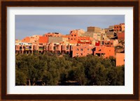 Small village settlements in the foothills of the Atlas Mountains, Morocco Fine Art Print