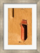 Shoes outside side door into the Mosque at Djenne, Mali, West Africa Fine Art Print