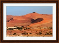 Sand dune at Sossusvlei, Namib-Naukluft National Park, Namibia Fine Art Print