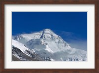 Snowy Summit of Mt. Everest, Tibet, China Fine Art Print