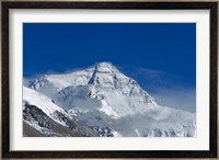 Snowy Summit of Mt. Everest, Tibet, China Fine Art Print