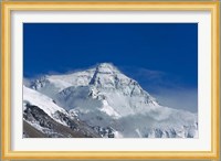 Snowy Summit of Mt. Everest, Tibet, China Fine Art Print