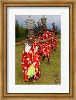 Hutu Tribe Women Dancers, Rwanda Fine Art Print