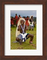 Hutu tribe Male Dancer, Rwanda Fine Art Print