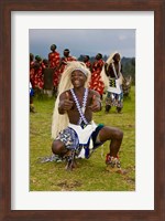 Hutu tribe Male Dancer, Rwanda Fine Art Print