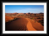 Sand dune, near Sossusvlei, Namib-Naukluft NP, Namibia, Africa. Fine Art Print
