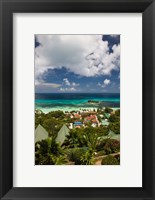 Seychelles, Anse Volbert, Tourist village Fine Art Print