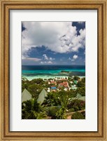 Seychelles, Anse Volbert, Tourist village Fine Art Print