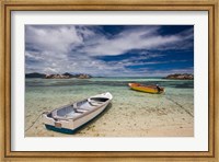 Seychelles, La Digue Island, Fishing boats Fine Art Print