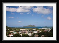 Seychelles, Mahe Island, Victoria, Beau Vallon Road Fine Art Print