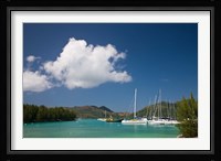 Seychelles, Praslin Island, Baie St. Anne bay Fine Art Print