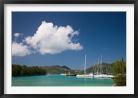 Seychelles, Praslin Island, Baie St. Anne bay Fine Art Print