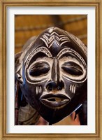 South Africa, Durban, Zulu tribe mask Fine Art Print