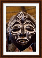 South Africa, Durban, Zulu tribe mask Fine Art Print