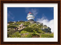 South Africa, Cape Town, Lighthouse on Cape Peninsula Fine Art Print
