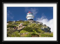 South Africa, Cape Town, Lighthouse on Cape Peninsula Fine Art Print