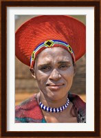 South Africa, KwaZulu Natal, Shakaland, Zulu tribe Fine Art Print