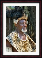 South Africa, KwaZulu Natal, Zulu tribe chief Fine Art Print