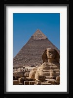 Sphinx and Pyramid, Giza, Egypt Fine Art Print