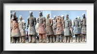 Terra Cotta Warriors and Pits, Xian, Shaanxi, China Fine Art Print